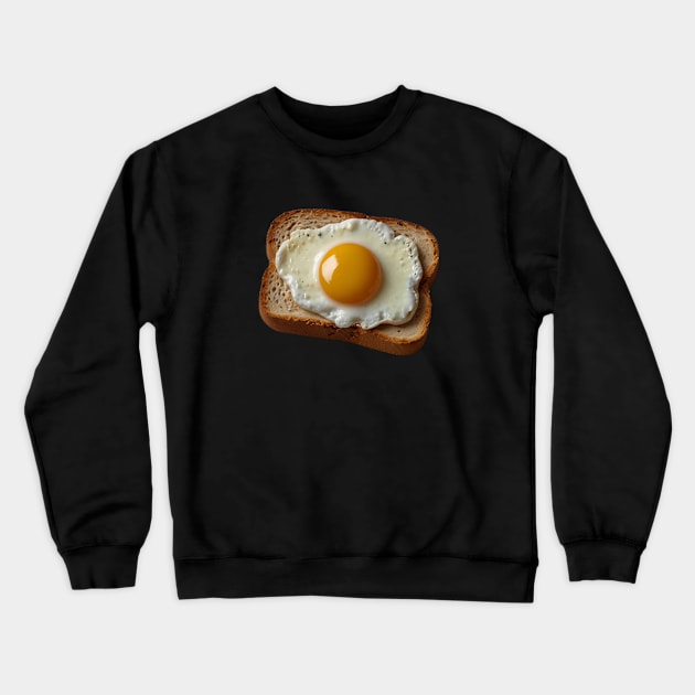 Egg Fried Japan Japanese Vintage Since Kawaii Yummy Coffee Toast Sandwich Bread Crewneck Sweatshirt by Flowering Away